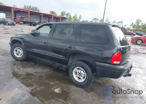 2000 Dodge Durango из США, поврежденный, VIN 1B4HR28Z9YF245831